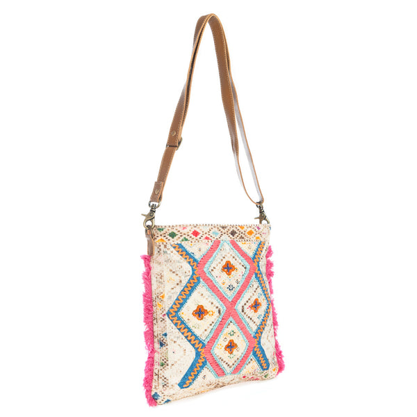 Myra Bag Quad Desert Blooms Messenger Bag