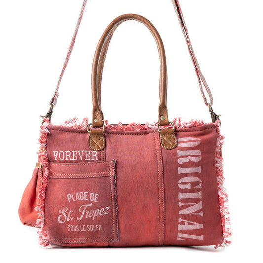 Myra Bag Coastal Steel Upcycled Tote