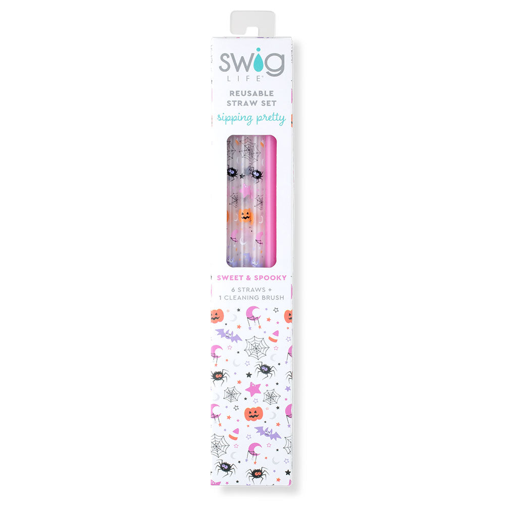 Swig Life Sweet & Spooky Reusable Straw Set