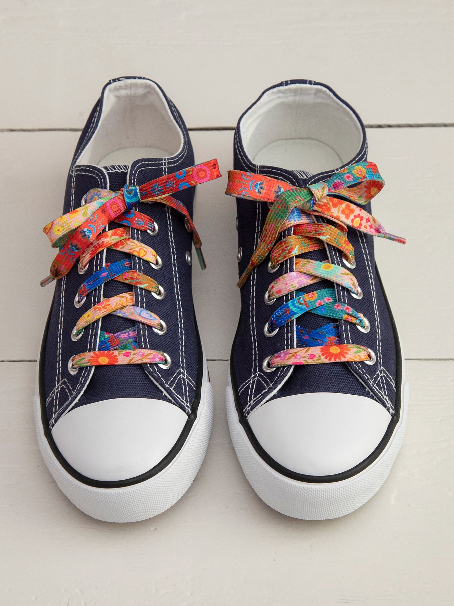 Natural Life Shoelaces Set - Rainbow