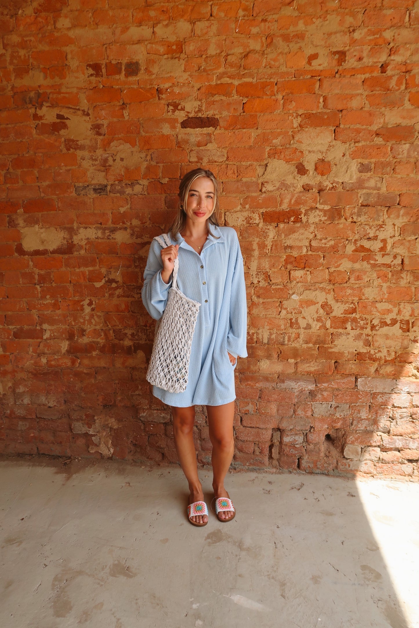 Bucketlist Oversize Knit Romper