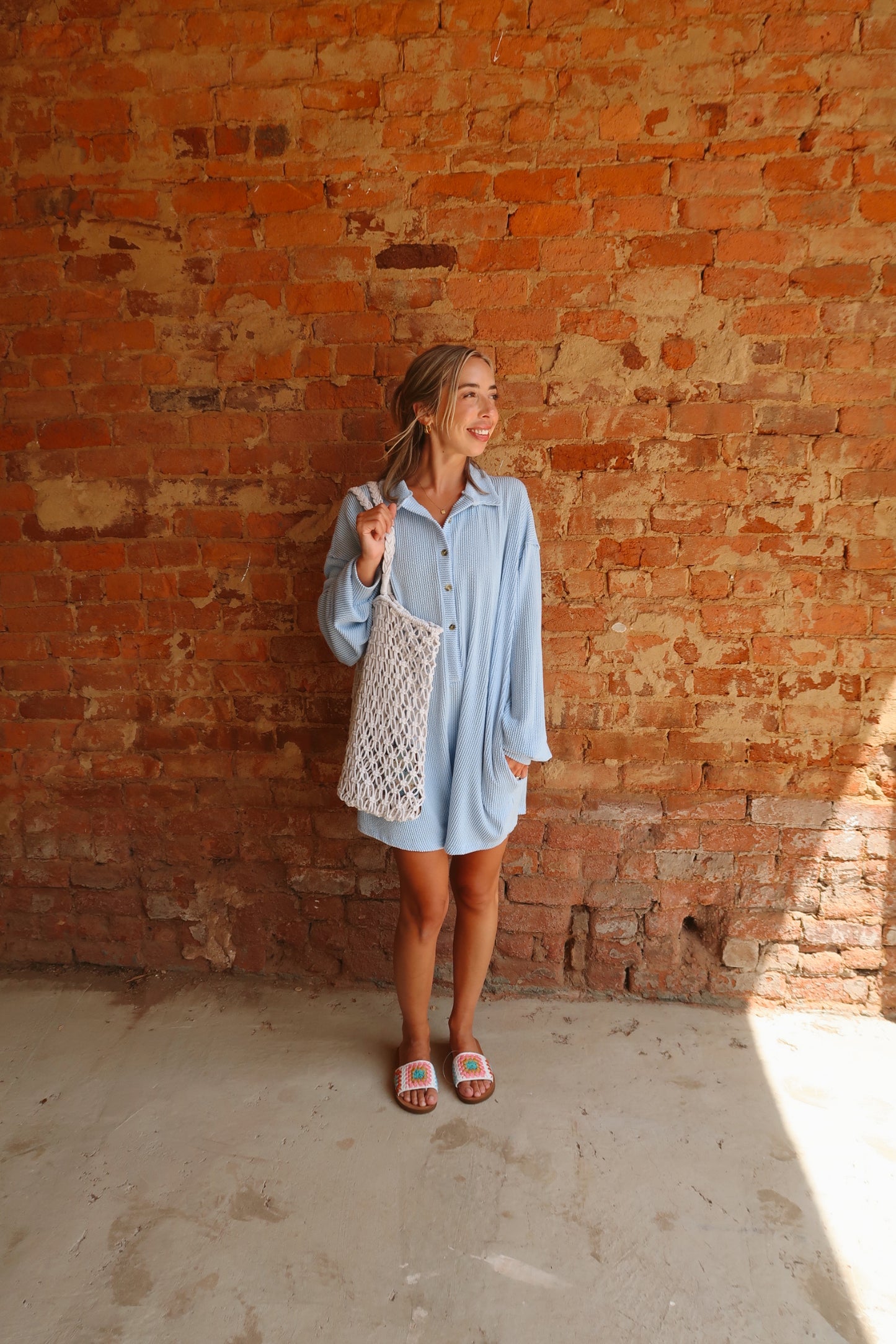 Bucketlist Oversize Knit Romper