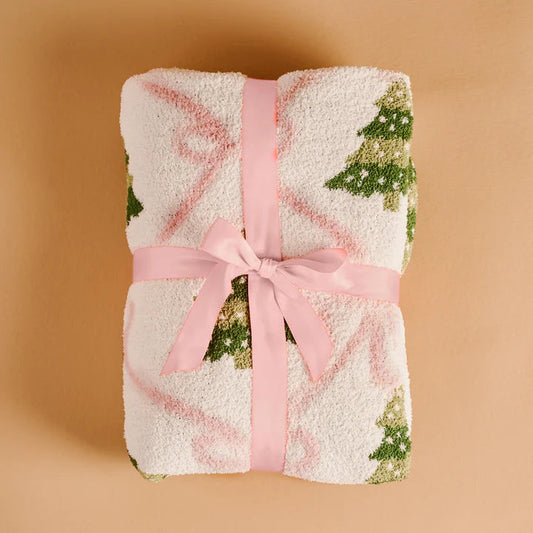 Twinkling Trees Cozy Dreams Luxe Blanket