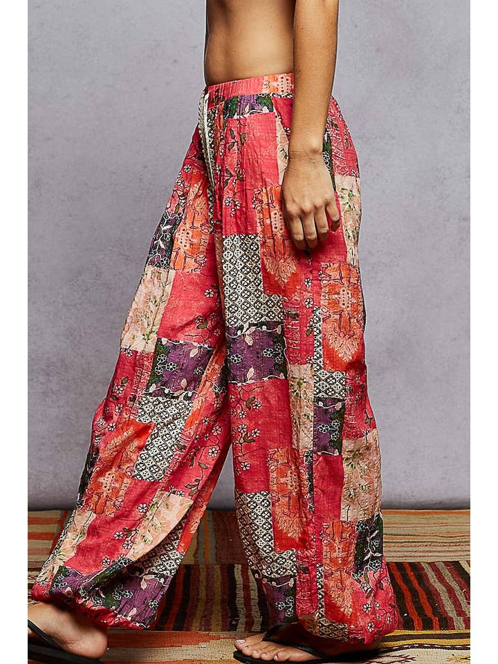 POL Multi Colored Printed Pants