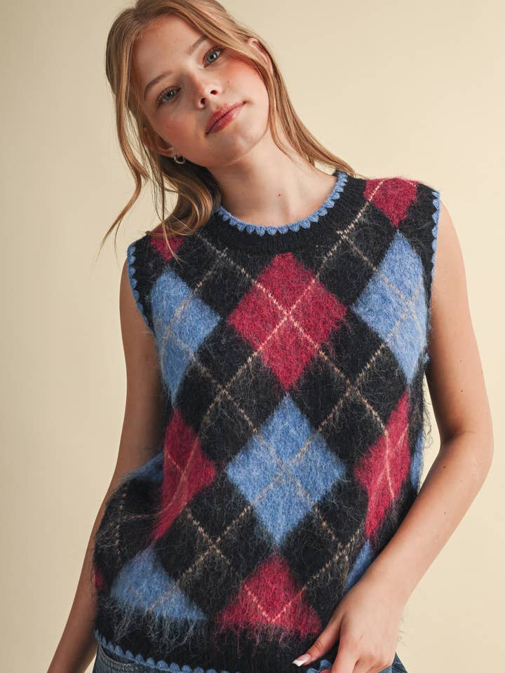 Argyle Sweater Vest