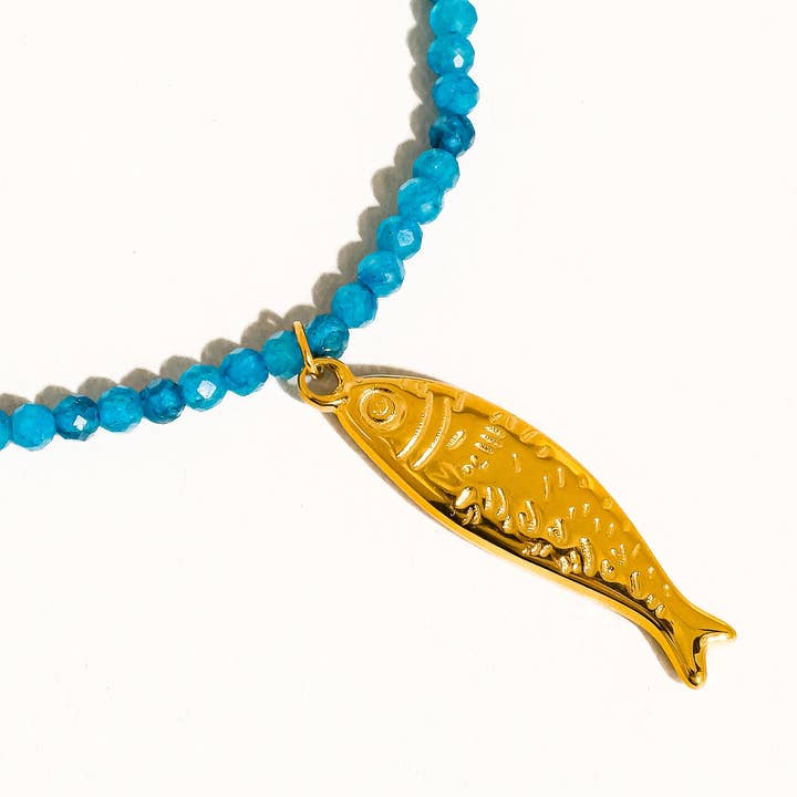 Fish Beaded Necklace