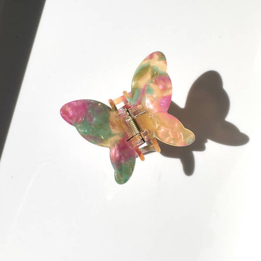 Spring Butterfly Claw Hair Clip
