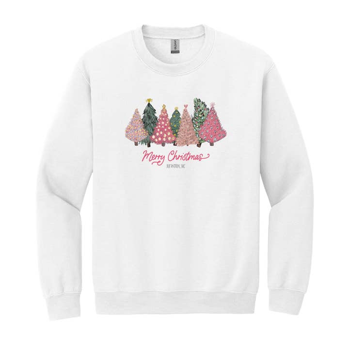 Pink Trees Newton North Carolina Sweatshirt