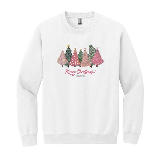 Pink Trees Newton North Carolina Sweatshirt