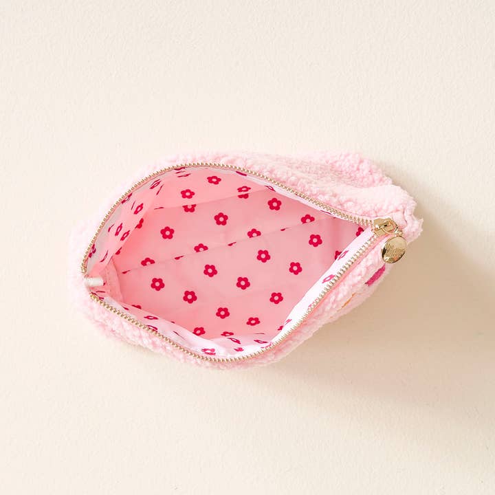 Howdy Pink Teddy Pouch