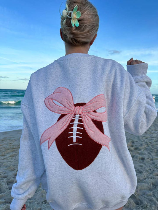 Game Day Bow Sweatshirt