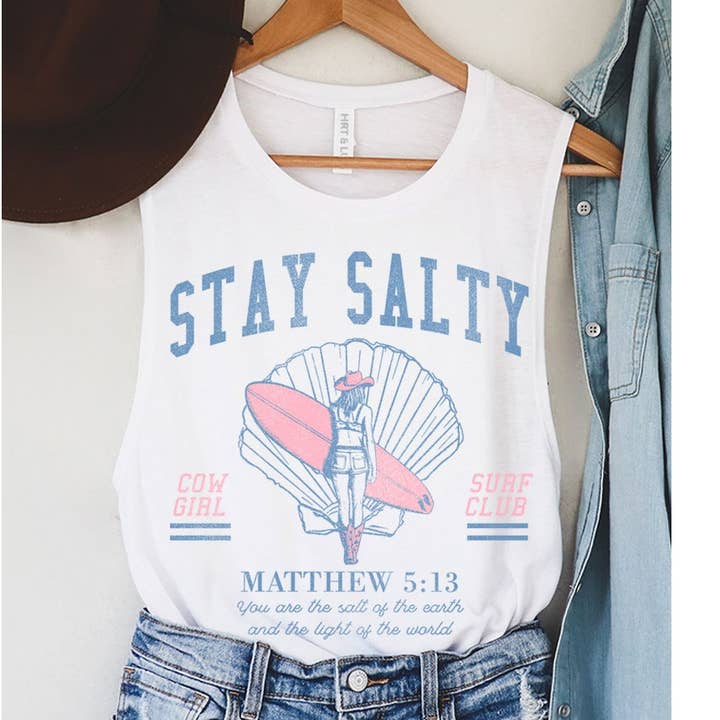 Stay Salty Mineral Graphic Tee