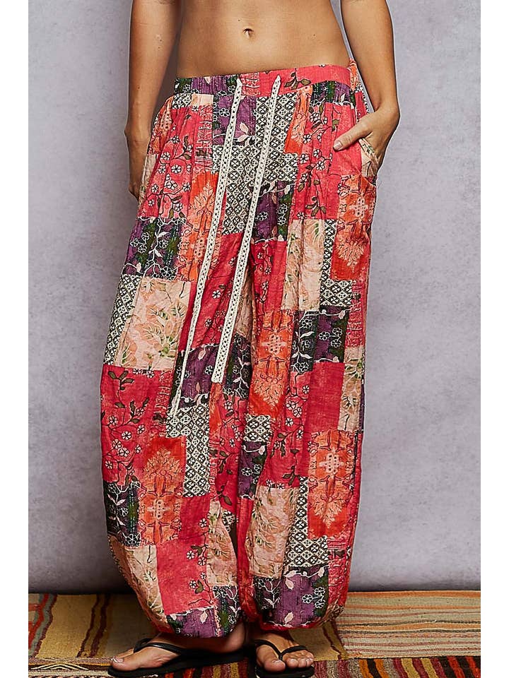 POL Multi Colored Printed Pants