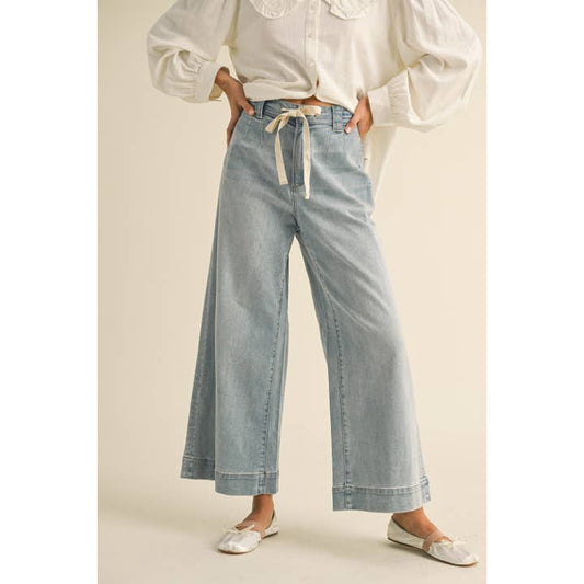 Miou Muse Denim Drawstring Pants