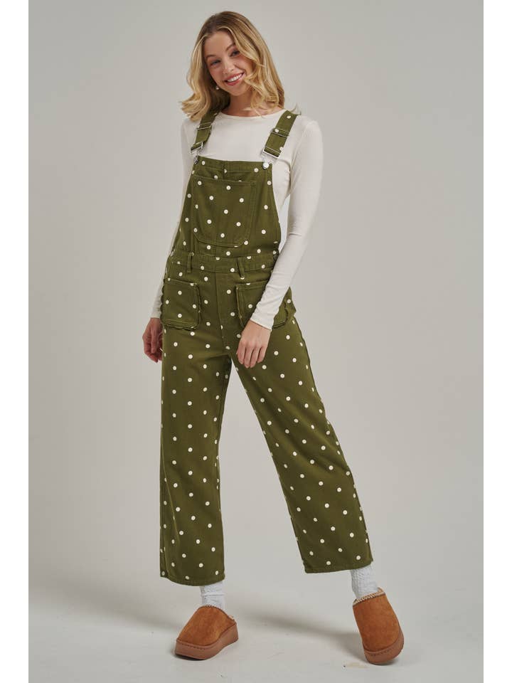 BON Polka Dot Overalls