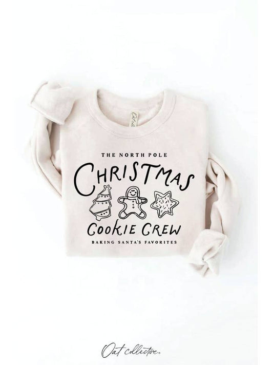 North Pole Christmas Cookie Crew Sweatshirt