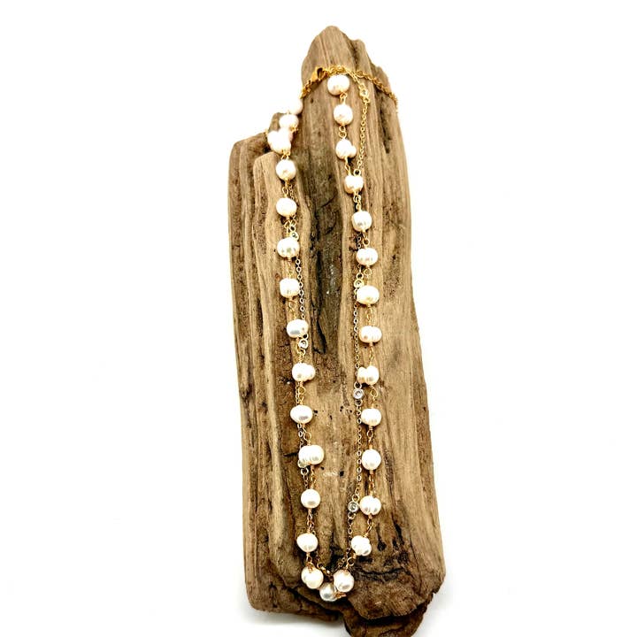 Freshwater Pearl Chain Necklace