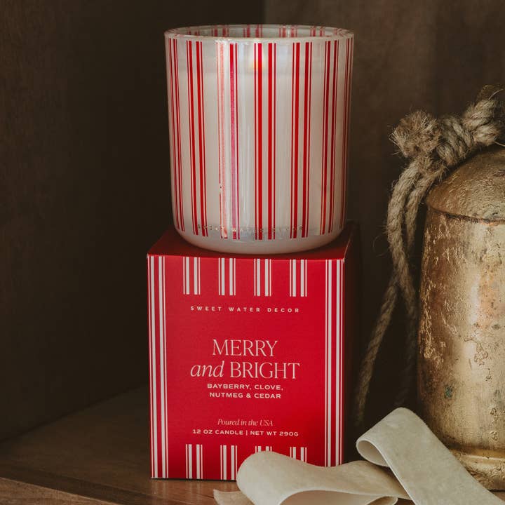 Merry & Bright 12 oz Soy Candle