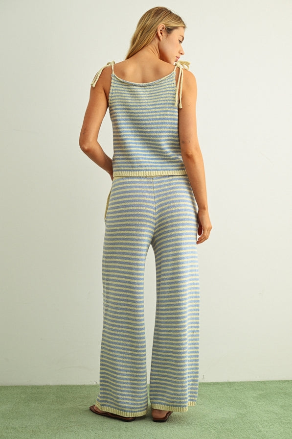 Miou Muse Stripe Knit Set