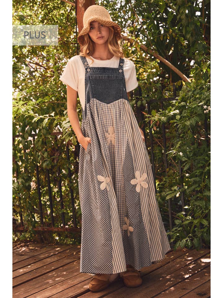 Oddi Patchwork Overall Dress
