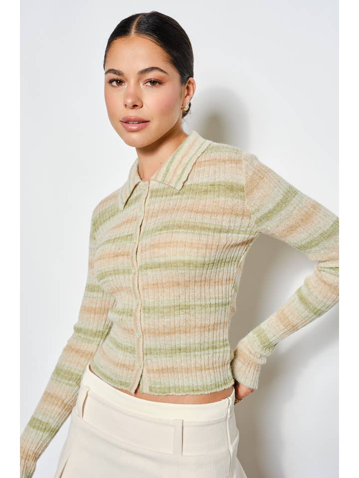 Pretty Garbage Alison Ribbed Polo