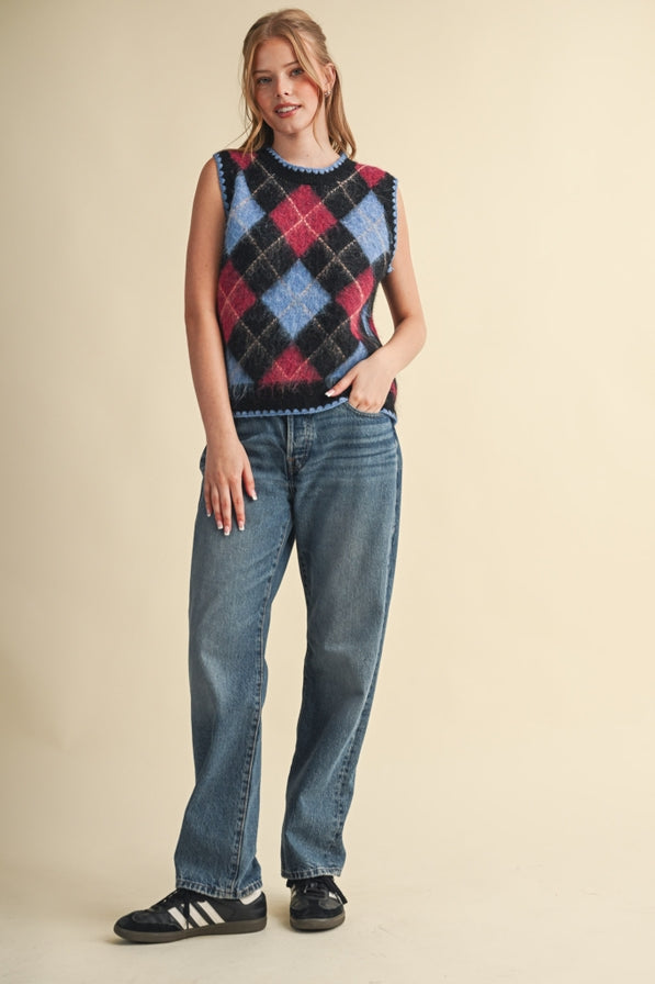 Argyle Sweater Vest