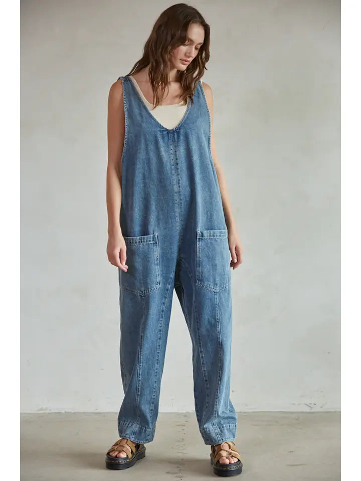 By Together Maxwell Denim Jumpsuit