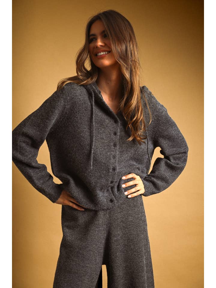 Miou Muse Hooded Knit Set