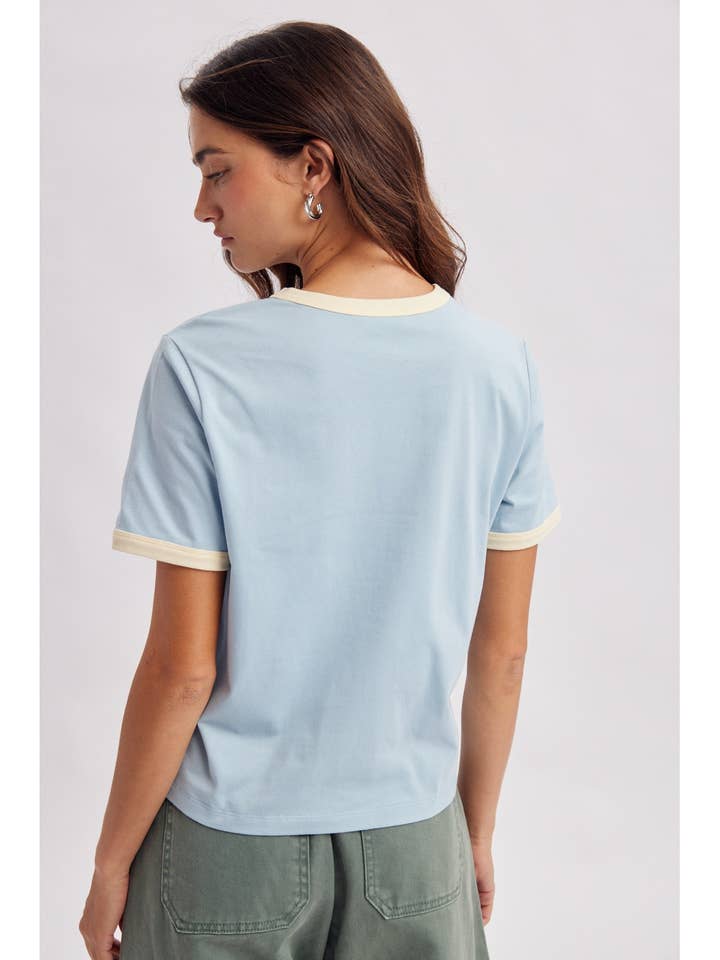 Wishlist Howdy Ringer Tee