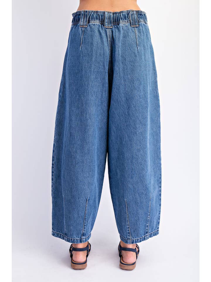 Barrel Pull On Jeans