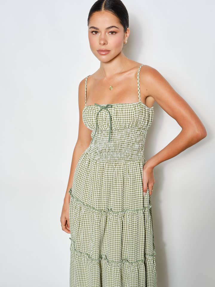 Pretty Garbage Carol Smocked Waist Dress