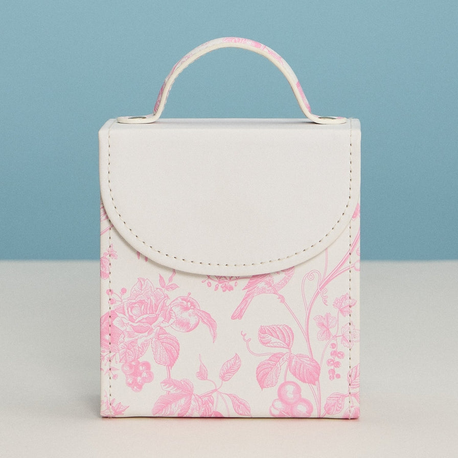 Vintage Floral Travel Jewelry Box