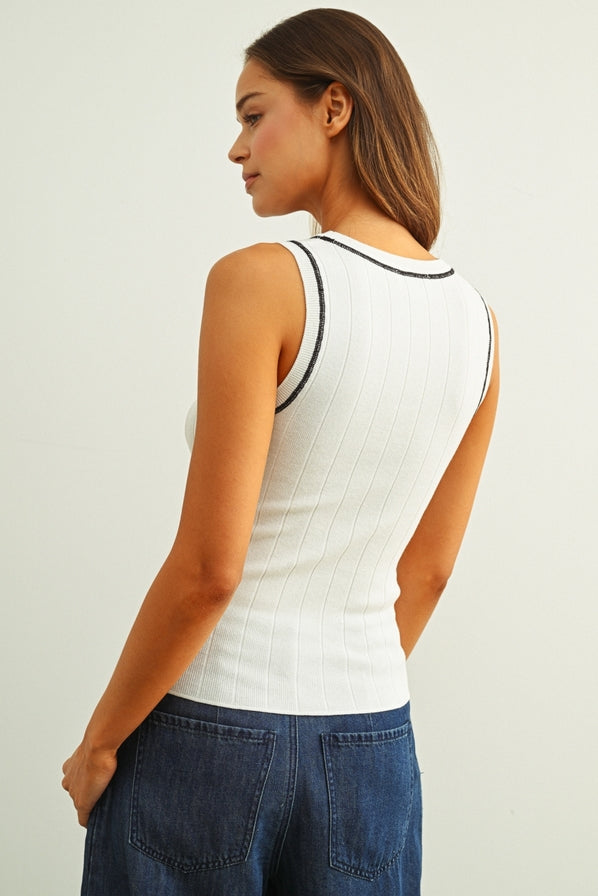 Miou Muse Sleeveless Knit Top