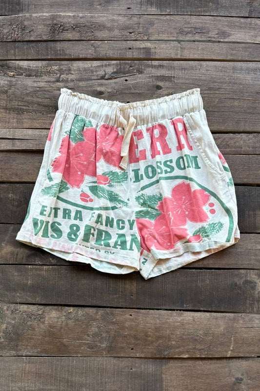 Jaded Gypsy Local Fair Shorts - Blossom
