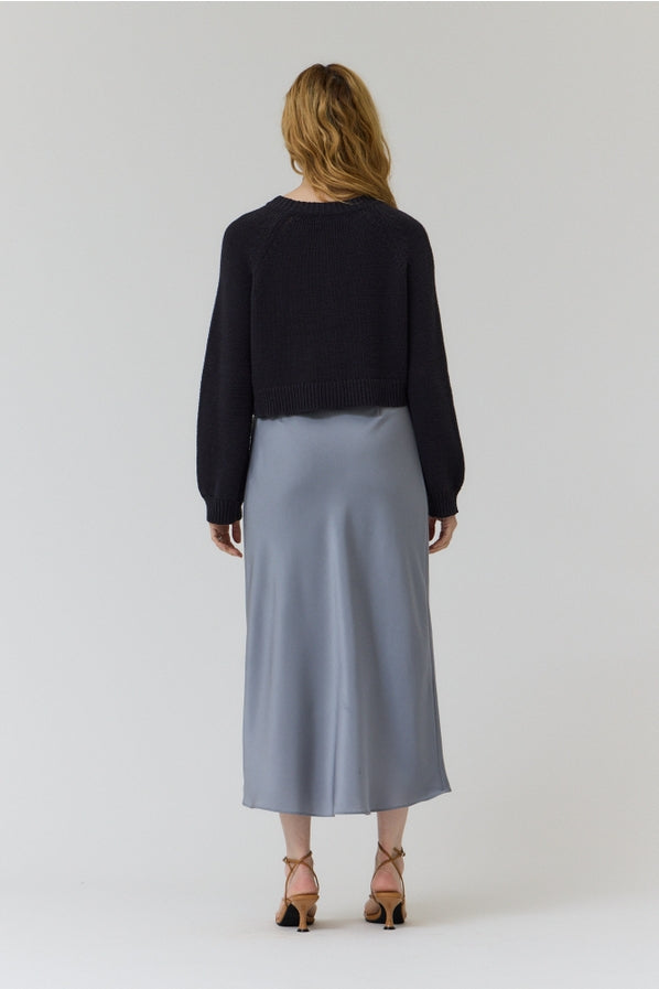 Grade & Gather Knit Crop Cardigan