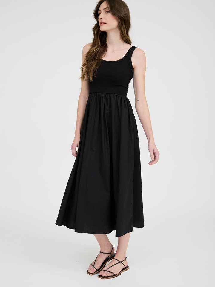 Blu Pepper Tank Midi Dress