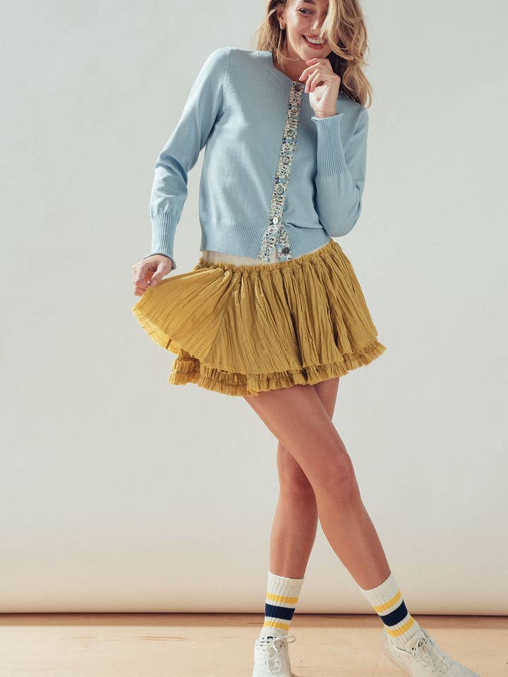 Urban Daizy Floral Button Down Cardigan