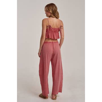 Mineral Washed Gauze Casual Set