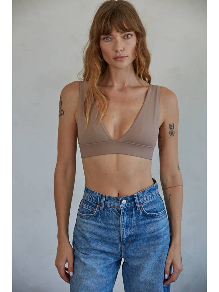 By Together V-Neck Bra Top