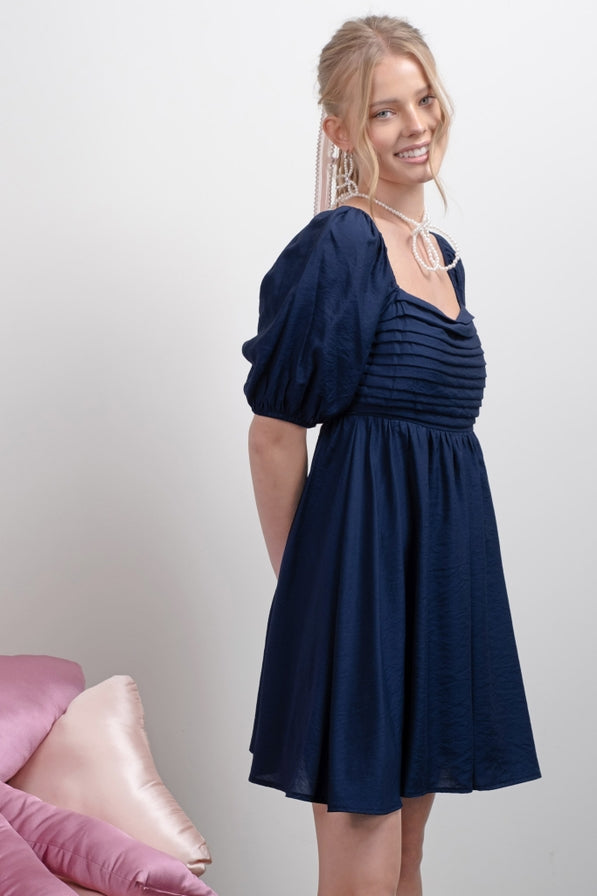Blu Pepper Pleated Mini Dress Raised By The South Blu Pepper Pleated Mini Dress Raised By The South