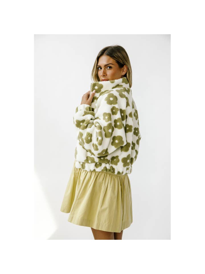 Storia Floral Teddy Zipup Jacket