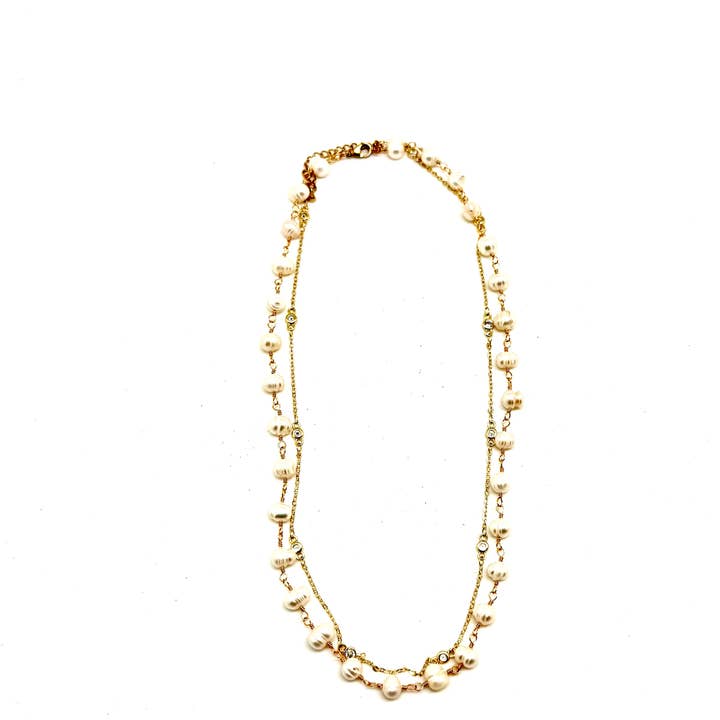 Freshwater Pearl Chain Necklace