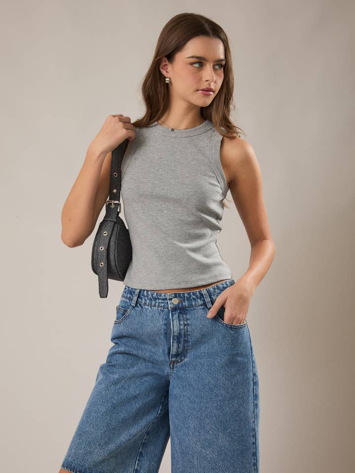 Le Lis Sleeveless Ribbed Top
