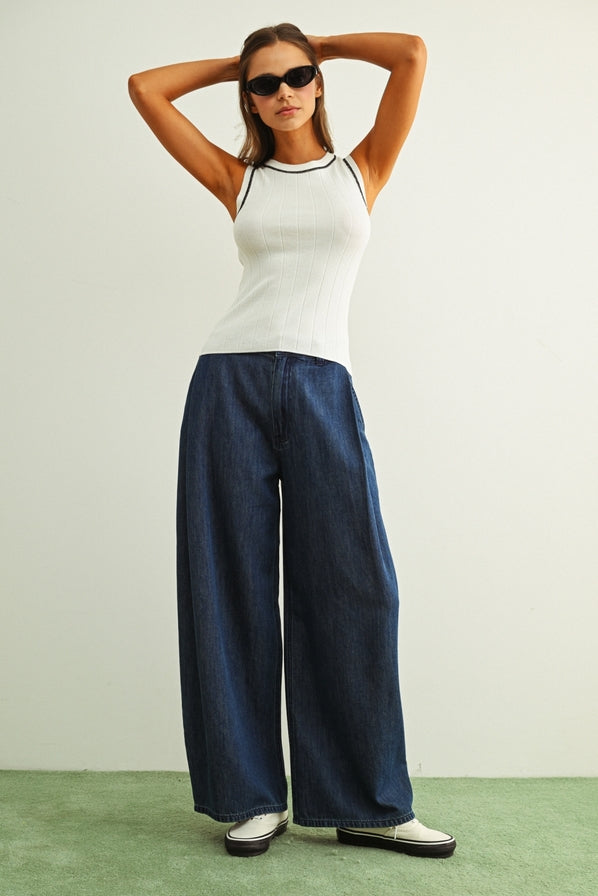 Miou Muse Sleeveless Knit Top