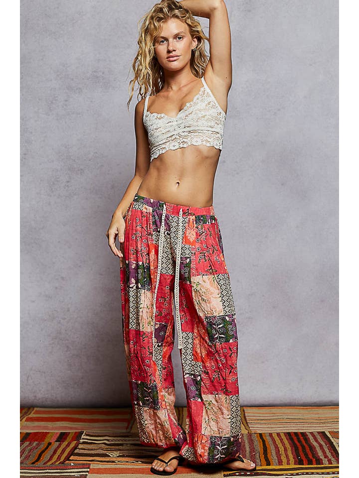 POL Multi Colored Printed Pants