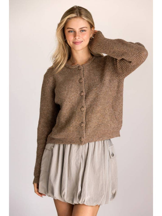 Storia Knit Button Up Cardigan