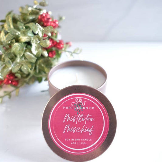 Mistletoe Mischeif 4oz Candle