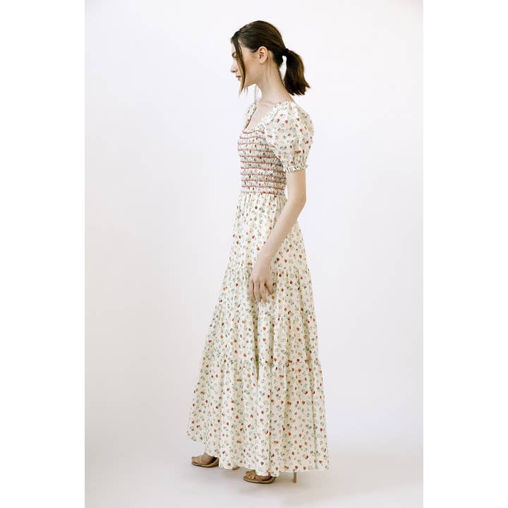Storia Rose Bouquet Maxi Dress