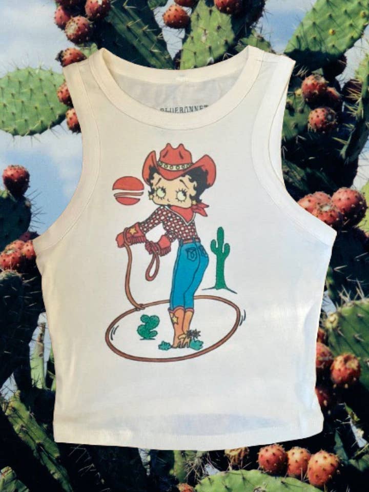 Cowgirl Betty Cropped Tank