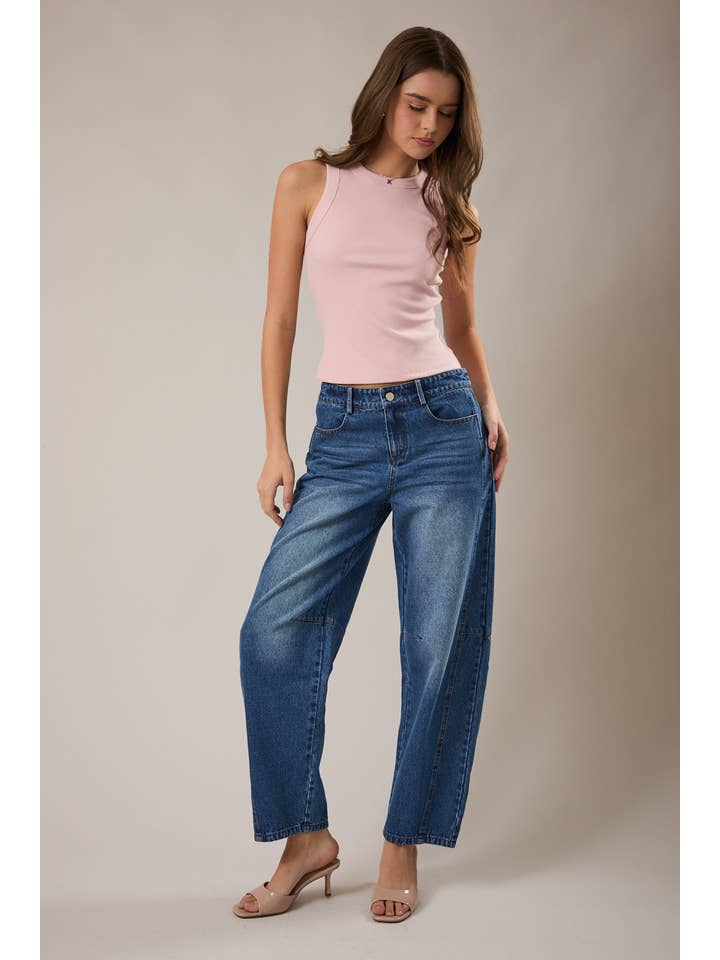 Le Lis Sleeveless Ribbed Top